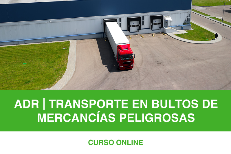 Curso ADR Transporte de bultos de mercancías peligrosas