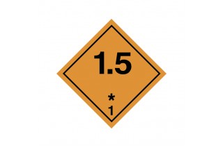 Etiqueta Clase 1 división 1.5