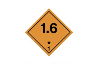 Etiqueta Clase 1 división 1.6