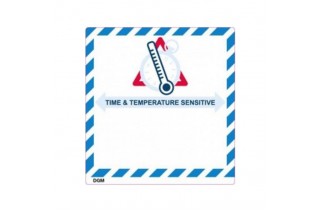 Etiqueta Tiempo y Temperatura 