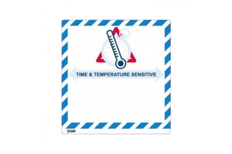 Etiqueta Tiempo y Temperatura 