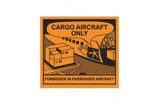 Etiqueta Avión Carga Solamente (CAO)