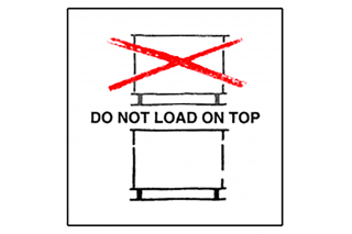 Etiqueta No Apliar / Do Not Stack