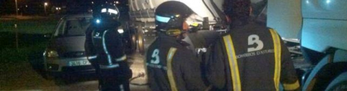 Controlada la fuga de un camión de mercancías peligrosas en Valdés