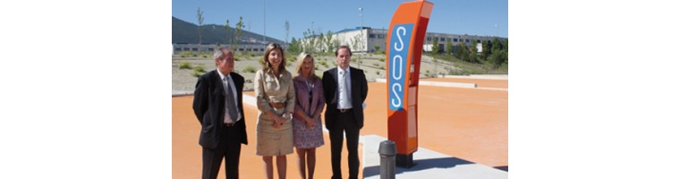 Aparcamiento para vehículos de mercancías peligrosas de máxima seguridad