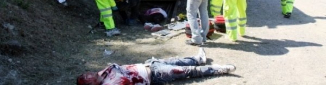 Estudiantes de la UAB participan en un gran simulacro de accidente con múltiples víctimas