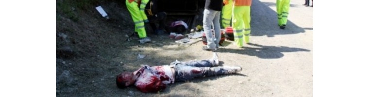 Estudiantes de la UAB participan en un gran simulacro de accidente con múltiples víctimas
